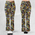 Super Mario Characters All In One Pattern Flare Leggings