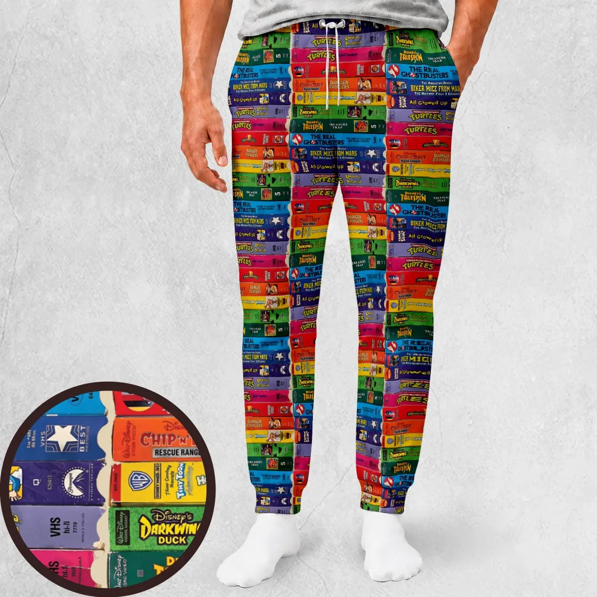 Cartoons Movie Retro Cassete Sweatpants