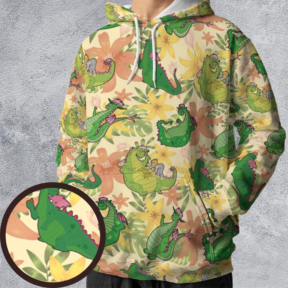 Elliott Dragon Pete's Dragon All-over Print Hoodie