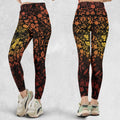 Red Key Heart Kingdom Hearts Legging