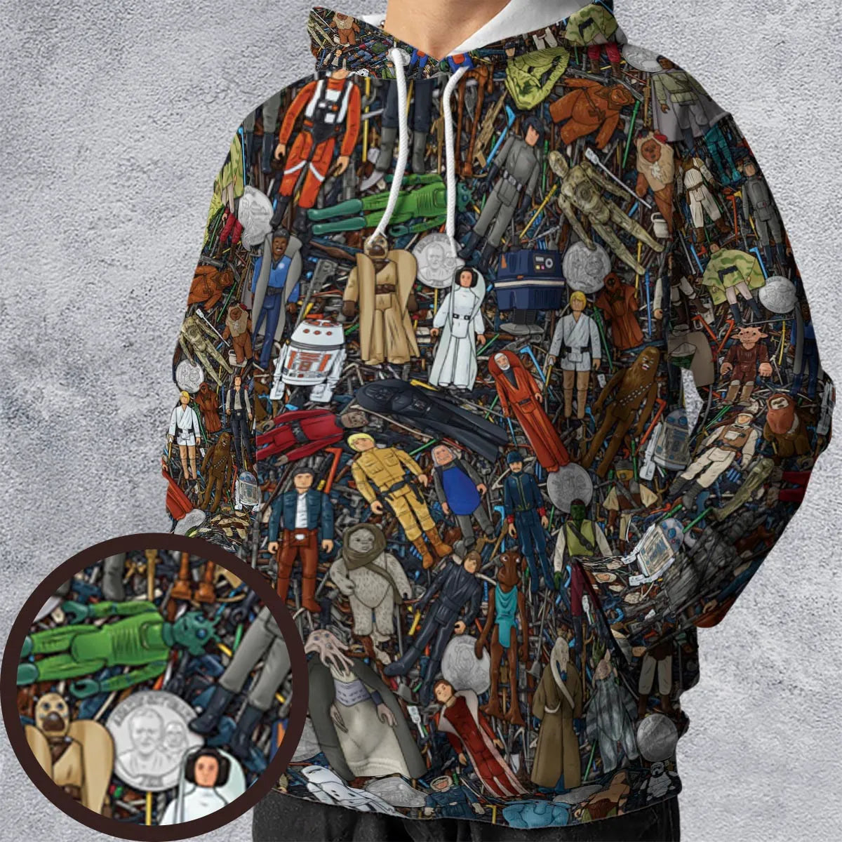 Star Wars Characters Figures All-over Print Hoodie