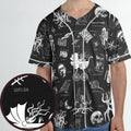 H.P. Lovecraft Monsters Unisex Baseball Jersey