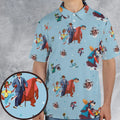 Song of The South Characters AOP Men/Women Polo Shirt