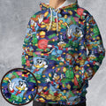 All-over Print Hoodie - XSW9FL25 -  - 1