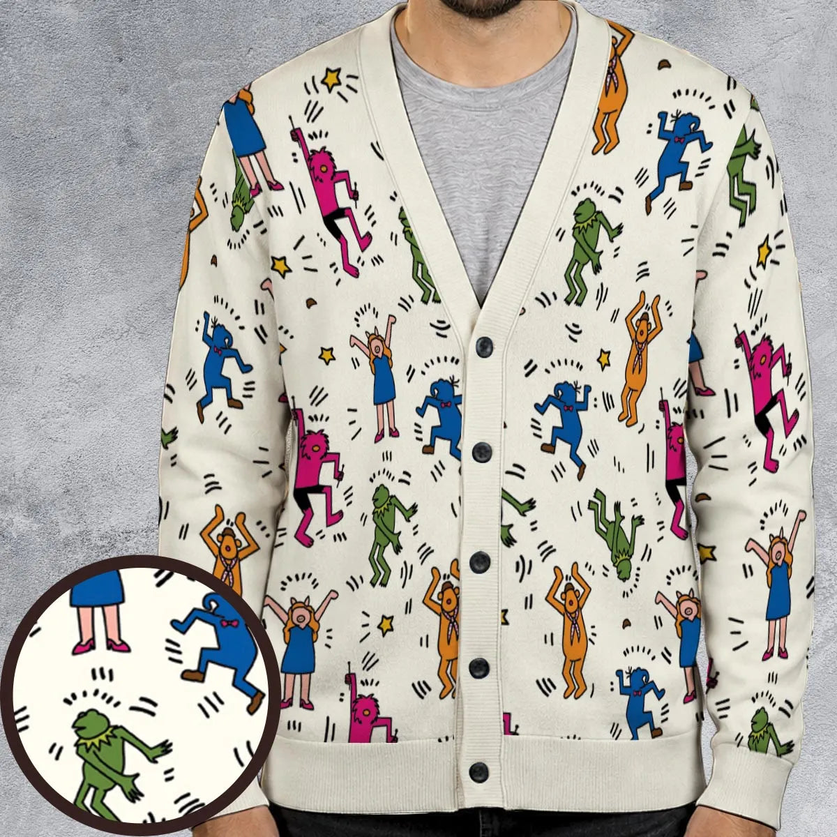 Dancing Muppets The Muppets Characters Cardigan