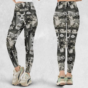 Monty Picasso Style Art Legging