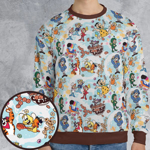 Cereal Favs Large Scale All-over Print Sweatshirt