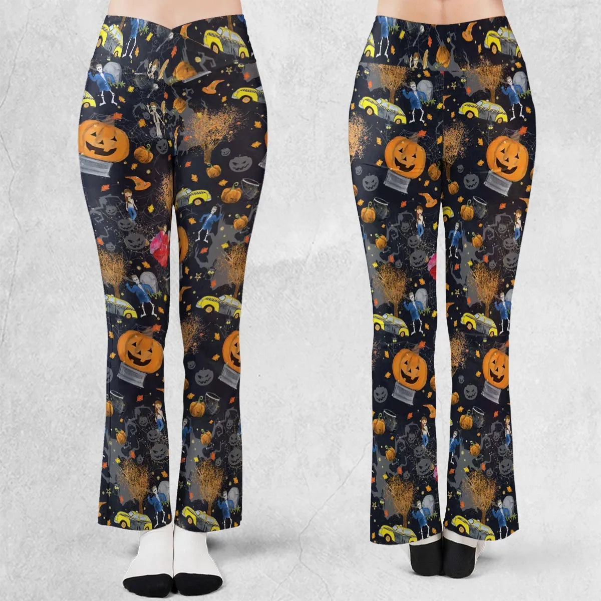 Magic Town Halloweentown Flare Leggings