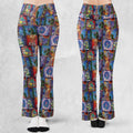 Beauty And The Beast Story Windows Flare Leggings