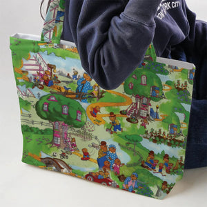 A Big Treehouse Berenstain Bears Large Tote Bag