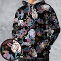 Floral Wars Dark Side Star Wars Pattern All-over Print Hoodie