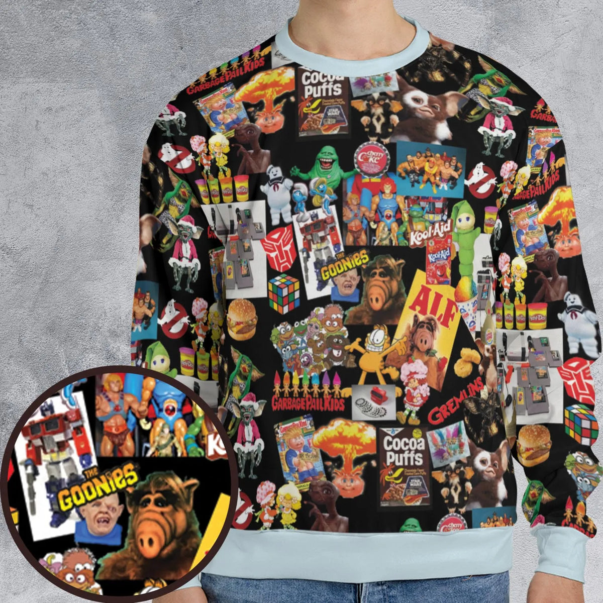 80's Kids Starter Pack All-over Print Sweatshirt