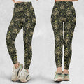 Facehugger Flower Pattern Alien Legging