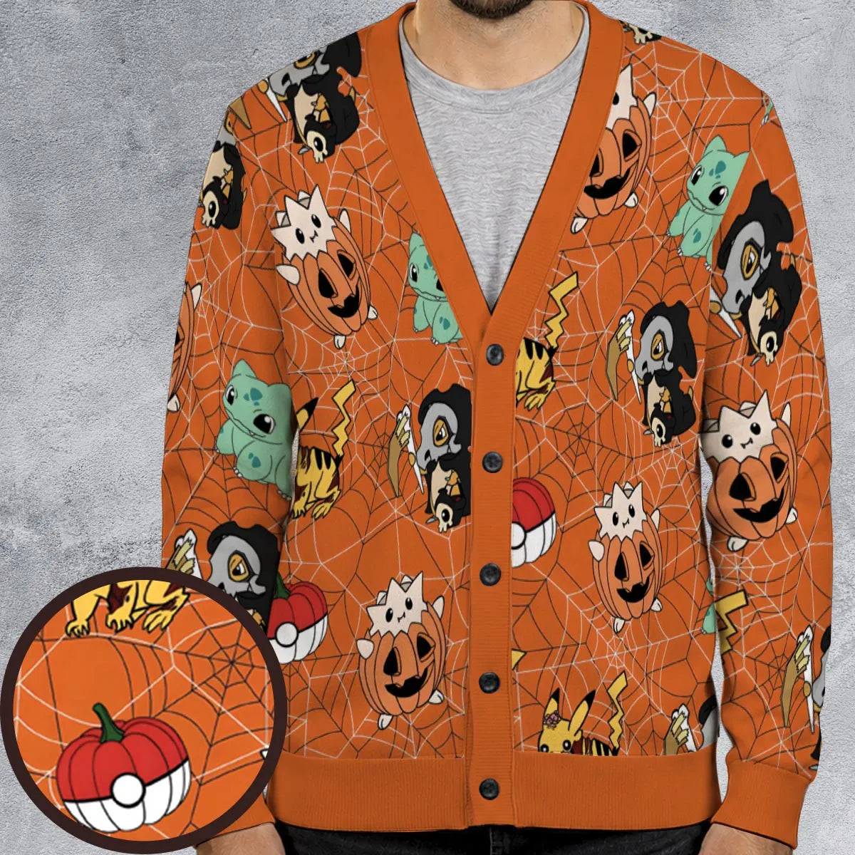 Pokeween Pokemon Cardigan