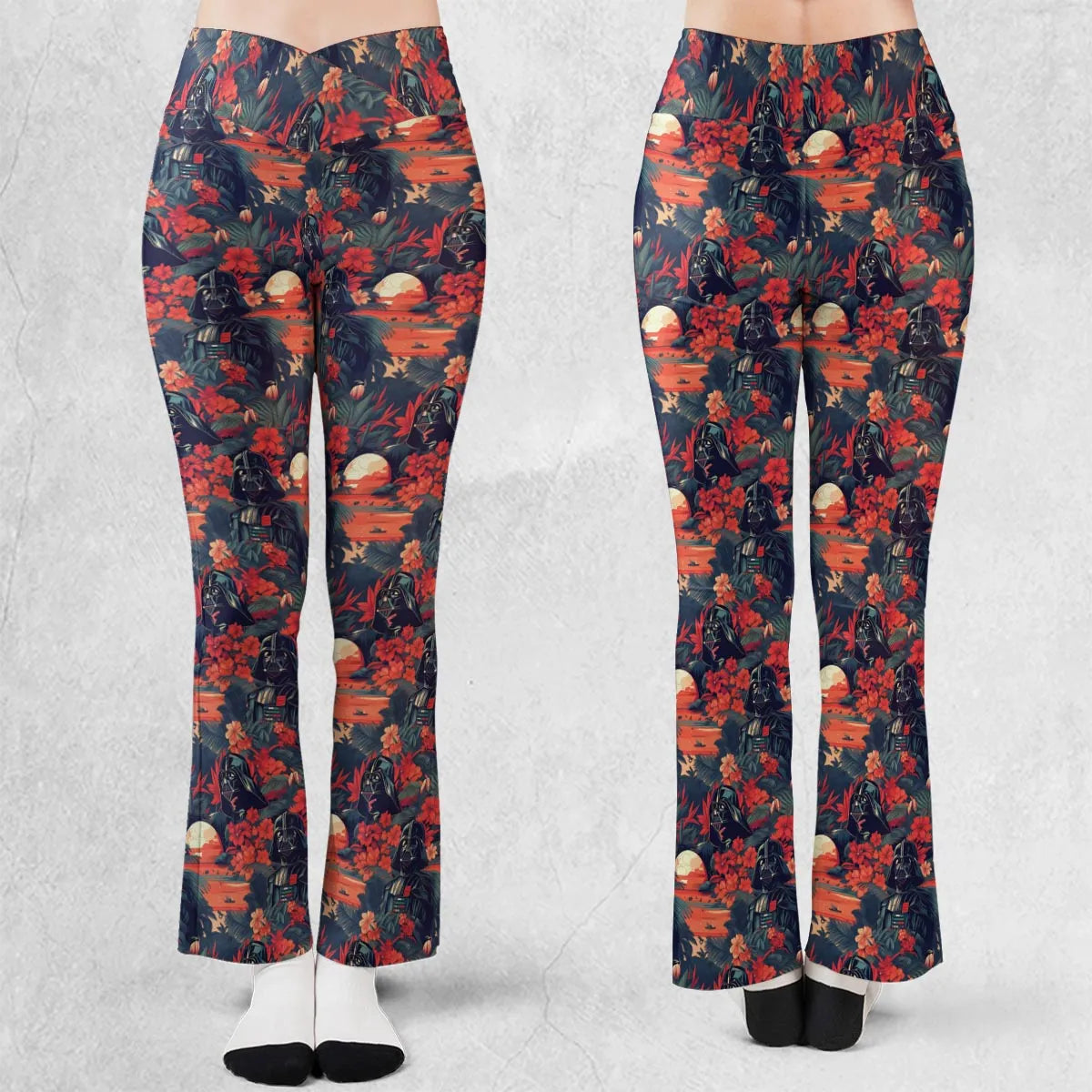 Dark Side of the Tropics Flare Leggings