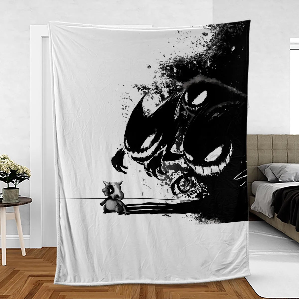 Cubone and the Ghosts Fleece Blanket