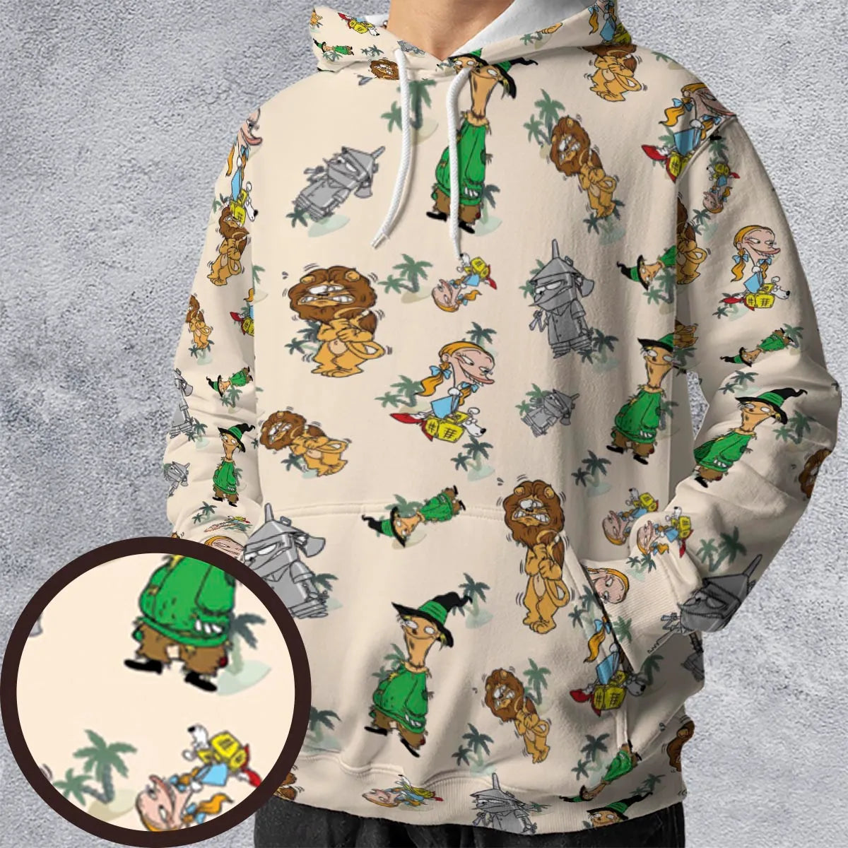 Cartoon Mashup Ed, Edd n Eddy All-over Print Hoodie