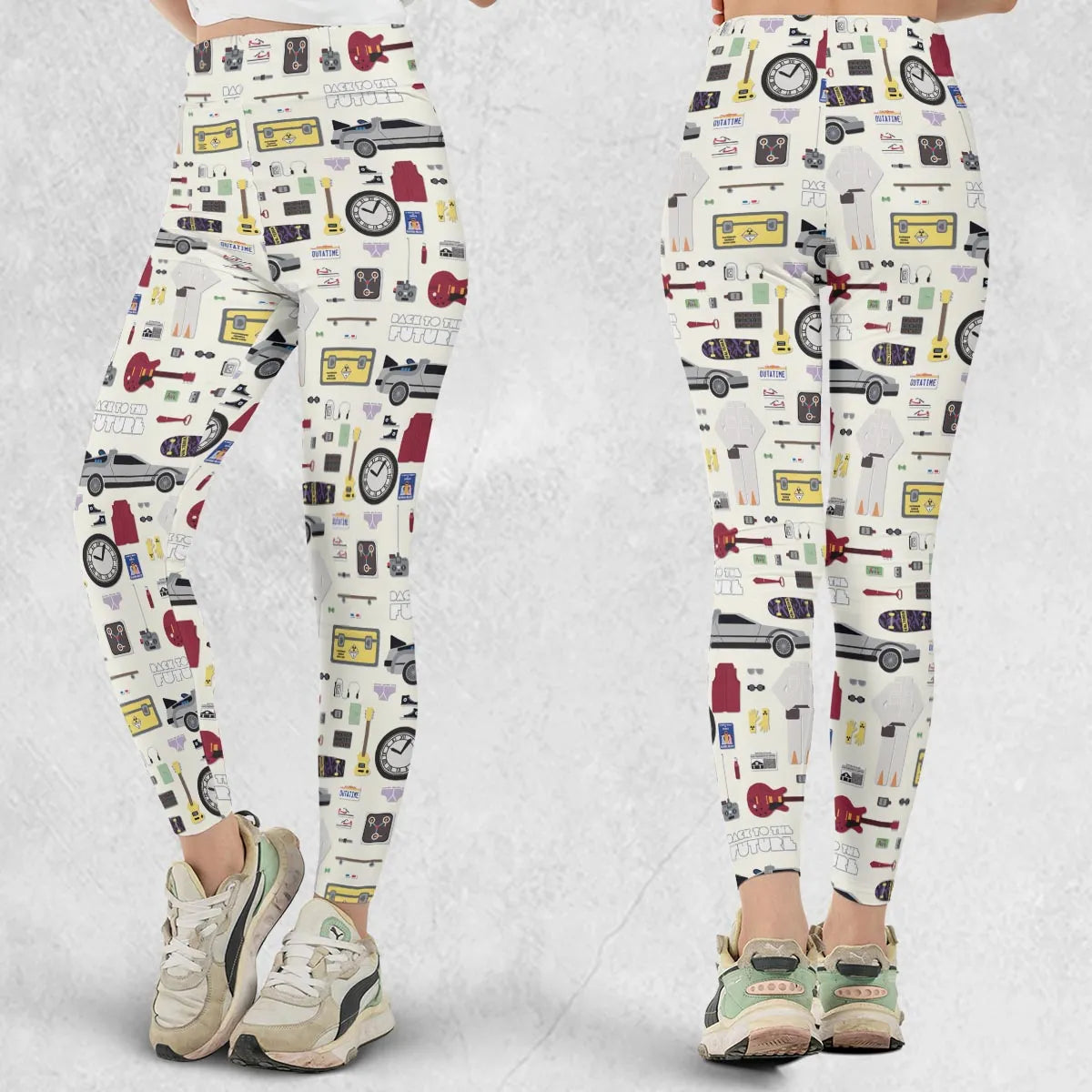 Back to the Future Pattern Legging