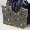 Dirty Dancing Frankenstein and Bride of Frankenstein Large Tote Bag