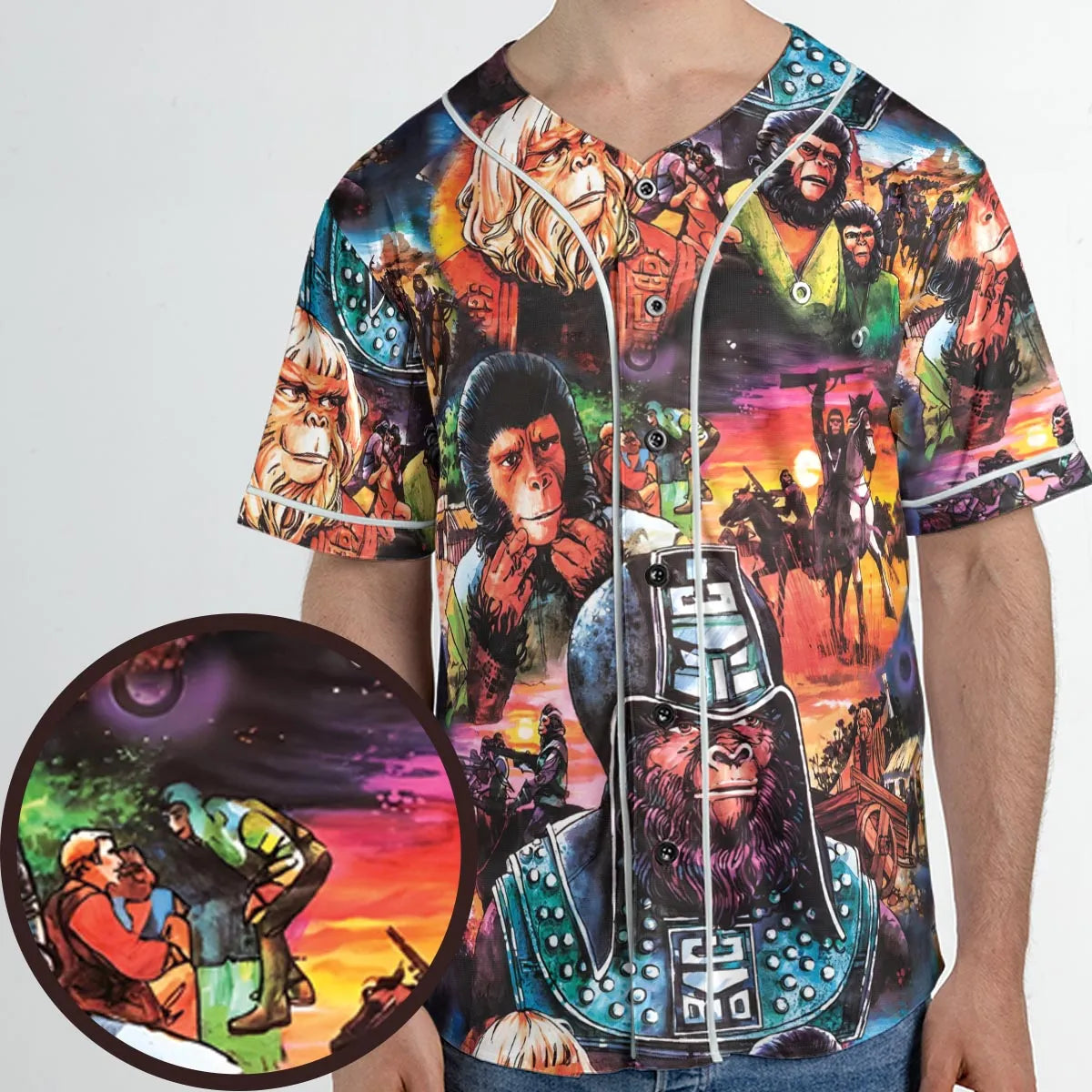 Planet of the Apes Unisex Baseball Jersey