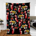 Retro 90s Jessica Rabbit Roger Rabbit Fleece Blanket