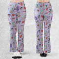Floral Courage Courage the Cowardly Dog Flare Leggings