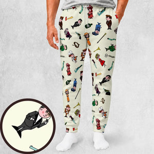 Clue Board Game Characters Sweatpants