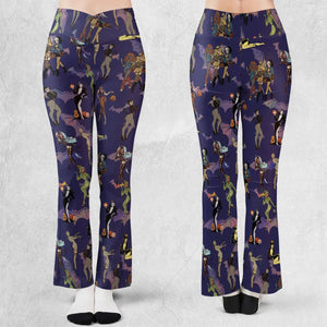 Horror Pin Up Girls Flare Leggings