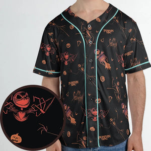 Pumpkin King Jack Skellington Unisex Baseball Jersey