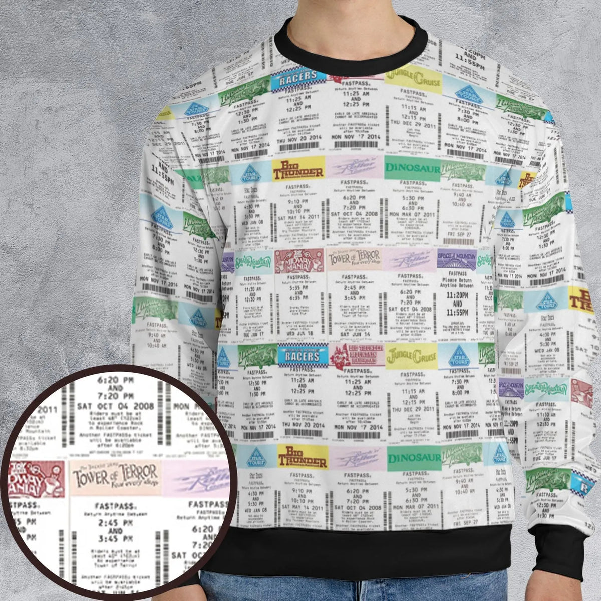 Fastpass All-over Print Sweatshirt