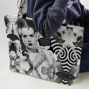 Bride Of Frankenstein Large Tote Bag