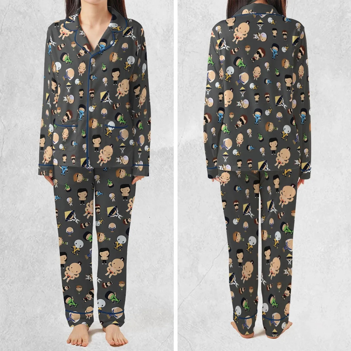 Finish Him Mortal Kombat Pajamas Set