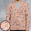 Vintage Go, Dog, Go Cardigan