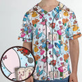 Jaq, Gus, & Sewing Friends Unisex Baseball Jersey
