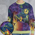 Pokemon Starry Night Campfire All-over Print Sweatshirt