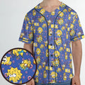 Trippy Simpsons Melting Unisex Baseball Jersey