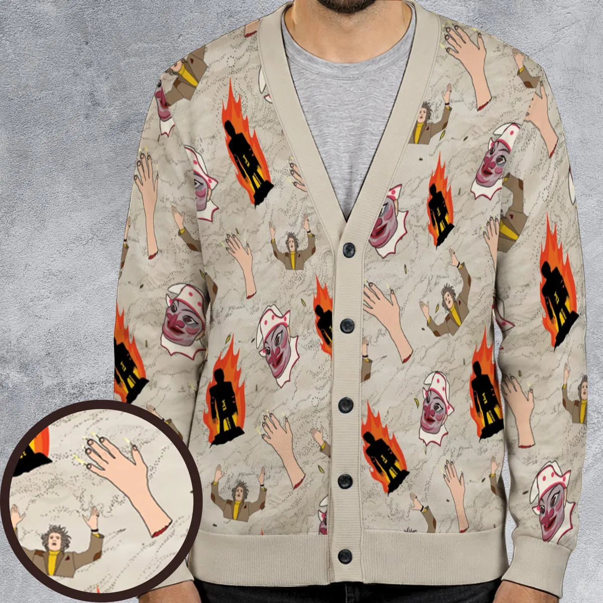 The Wicker Man Pattern Cardigan