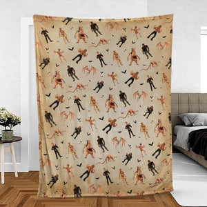 Midnight Madness From Dusk Till Dawn Fleece Blanket