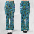 Haunted Mansion Pattern Flare Leggings