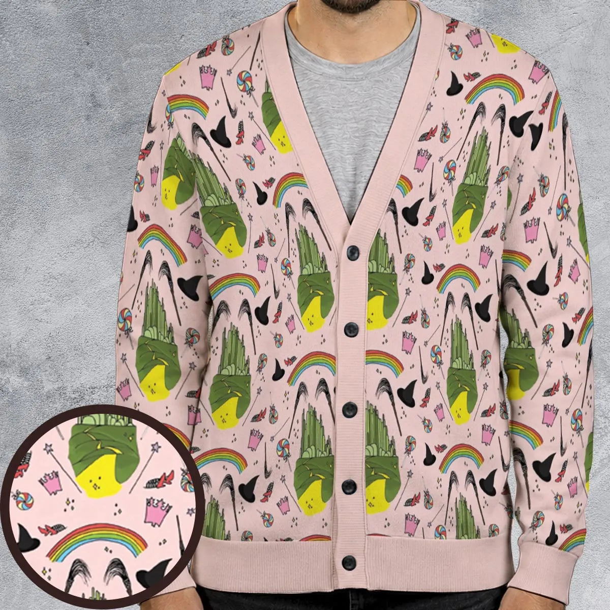 Wizard of Oz Pattern Cardigan