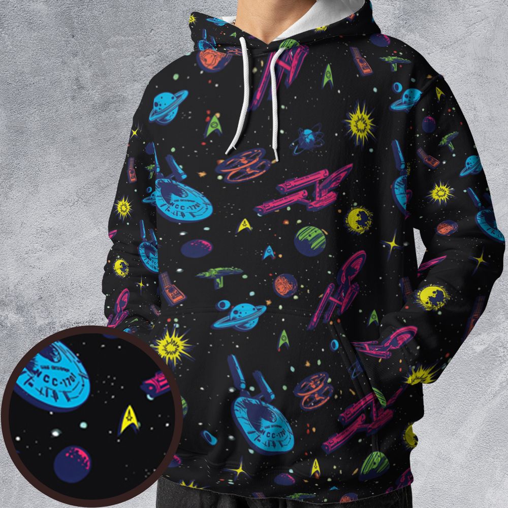 All-over Print Hoodie - CESNLXQR -  - 1