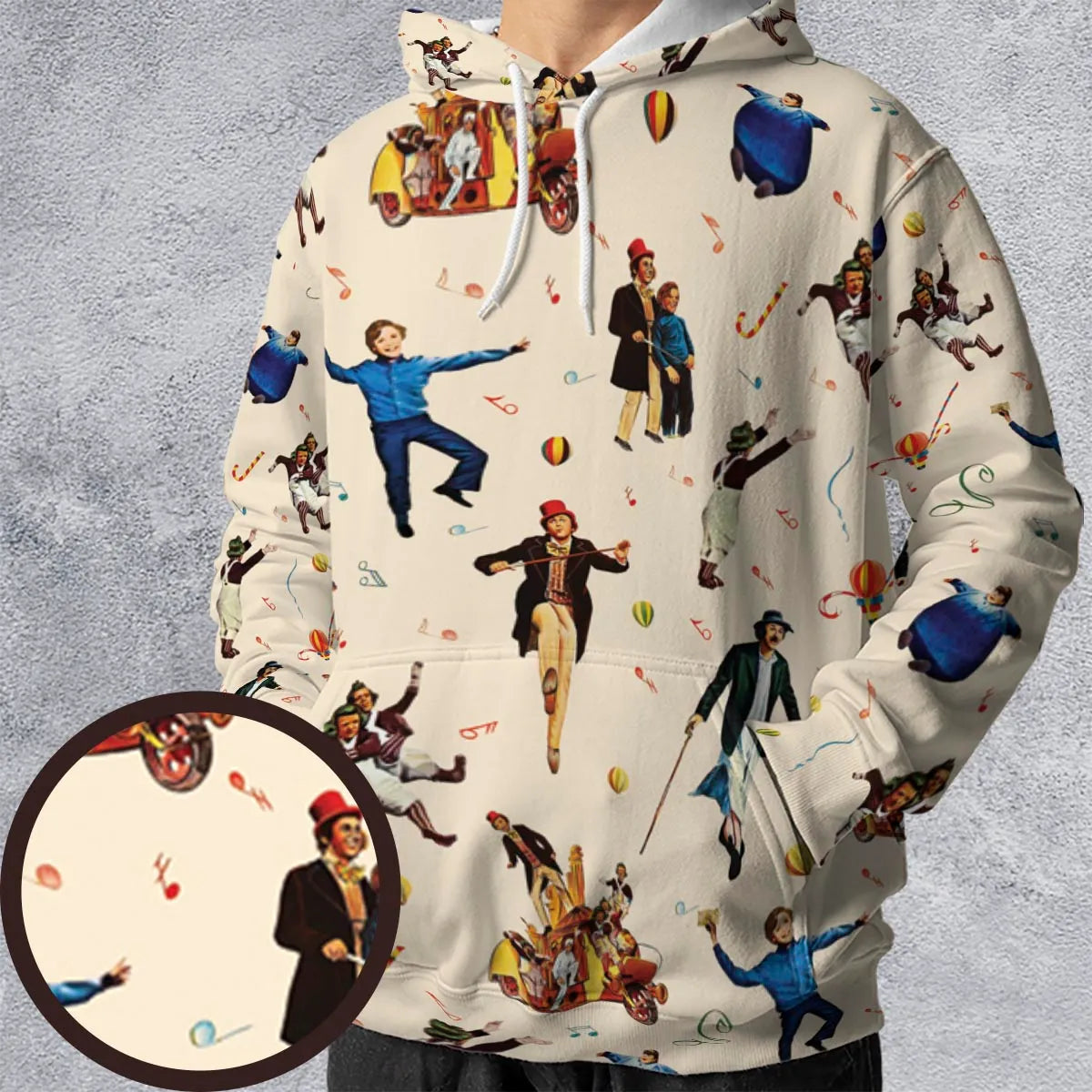 It's Scruumdidiyumptious Willy Wonka And Chocolate Factory All-over Print Hoodie