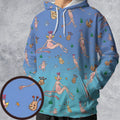 Who You Callin' One-eyed Shrimp Sea-Monkeys All-over Print Hoodie