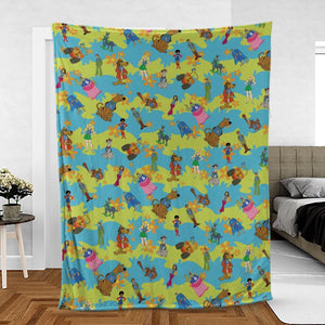 Scooby Gang Scooby Doobies Fleece Blanket
