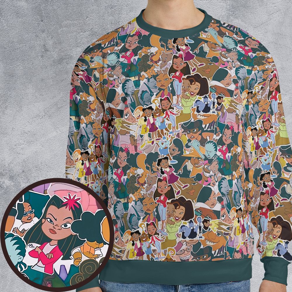 All-over Print Sweatshirt - EFVJ69GT -  - 1