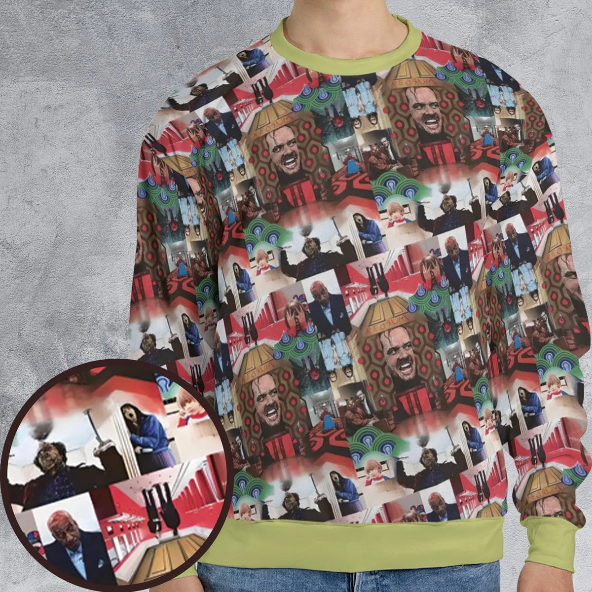 Overlook Chic The Shinning All-over Print Sweatshirt