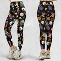Huey, Dewey and Louie Duck Halloween Legging