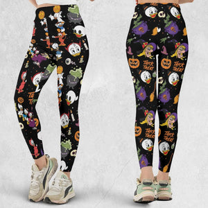 Huey, Dewey and Louie Duck Halloween Legging