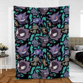 Ghost Type Pokemon Fleece Blanket