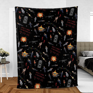 Die Hard Is My Favorite Christmas Movie Fleece Blanket